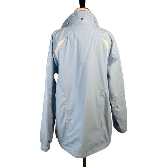 Helly Hansen Jacket Womens Large Blue Waterproof Helly Tech Toggle Hem Pockets - Picture 2 of 12